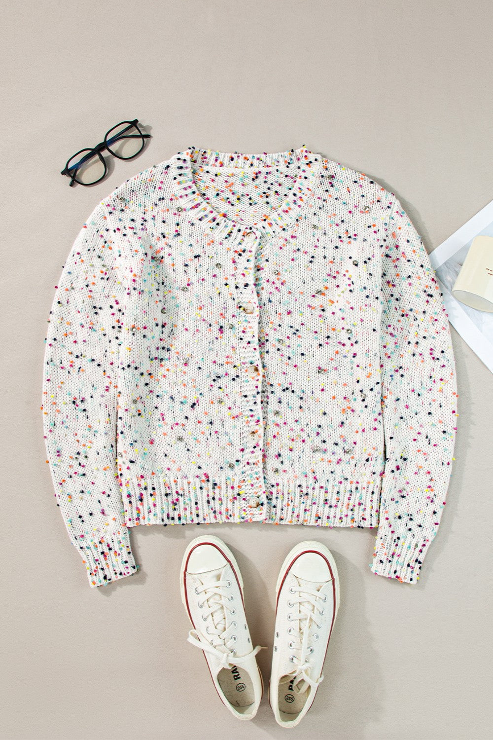 Confetti Long Sleeve Cardigan