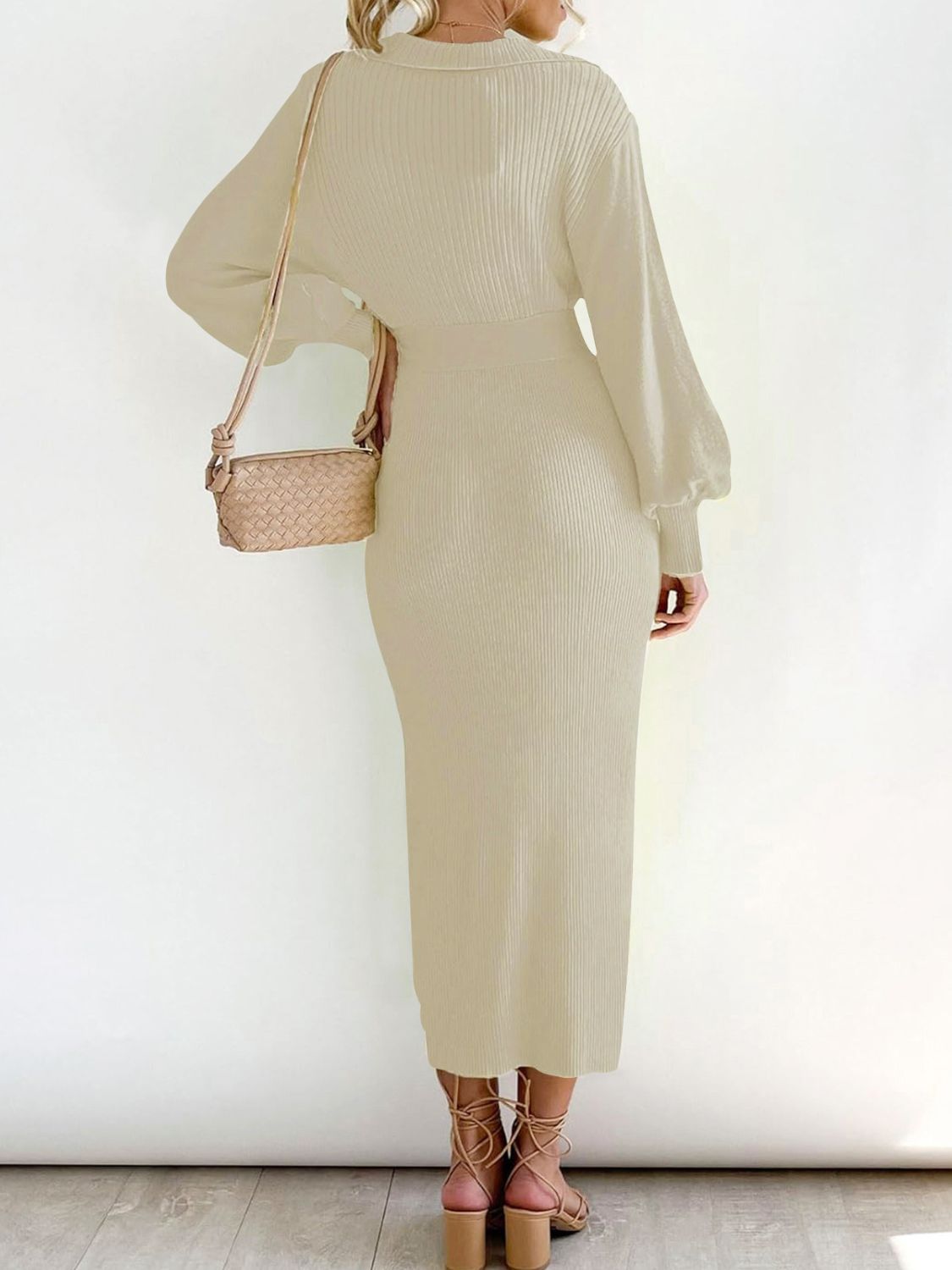 Perfect Wrap Sweater Dress