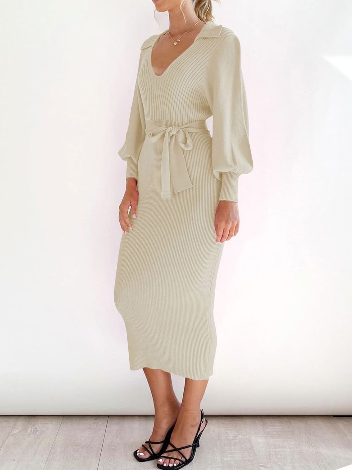 Perfect Wrap Sweater Dress
