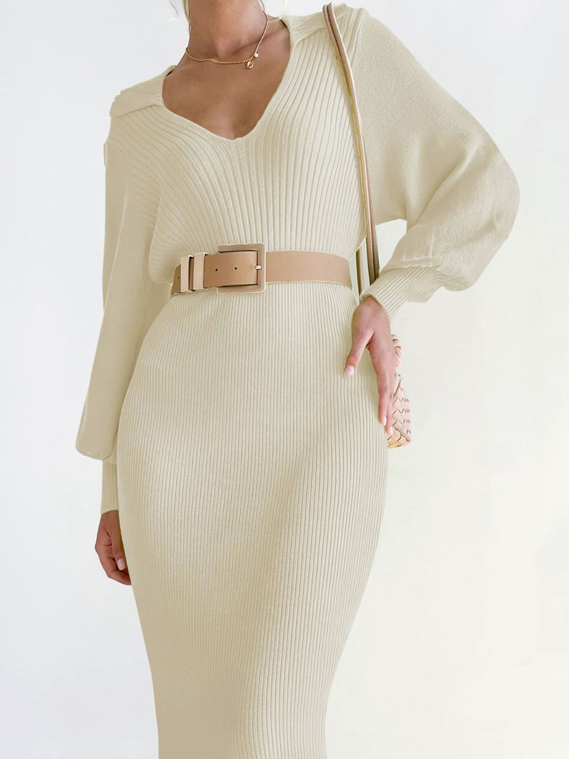 Perfect Wrap Sweater Dress