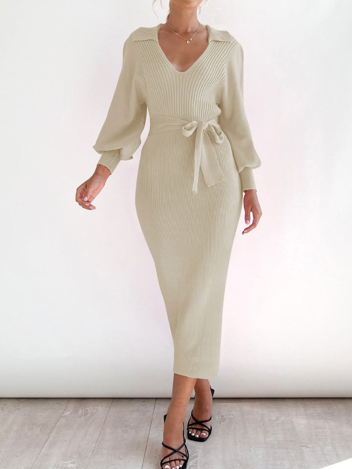 Perfect Wrap Sweater Dress