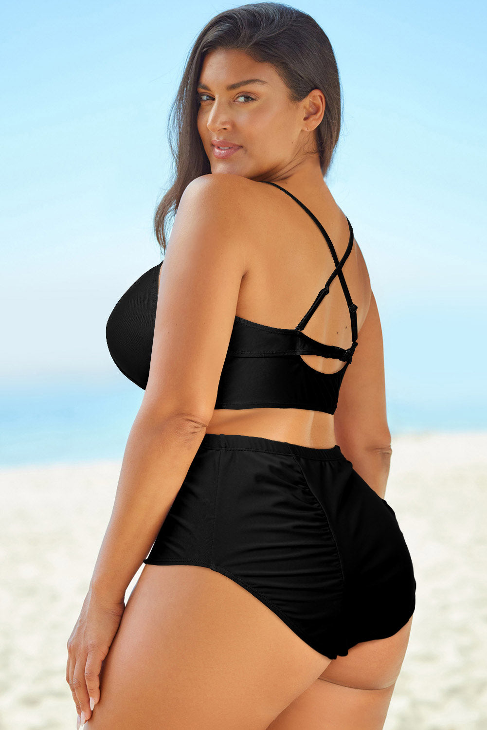 Crisscross Two-Piece Swimsuit