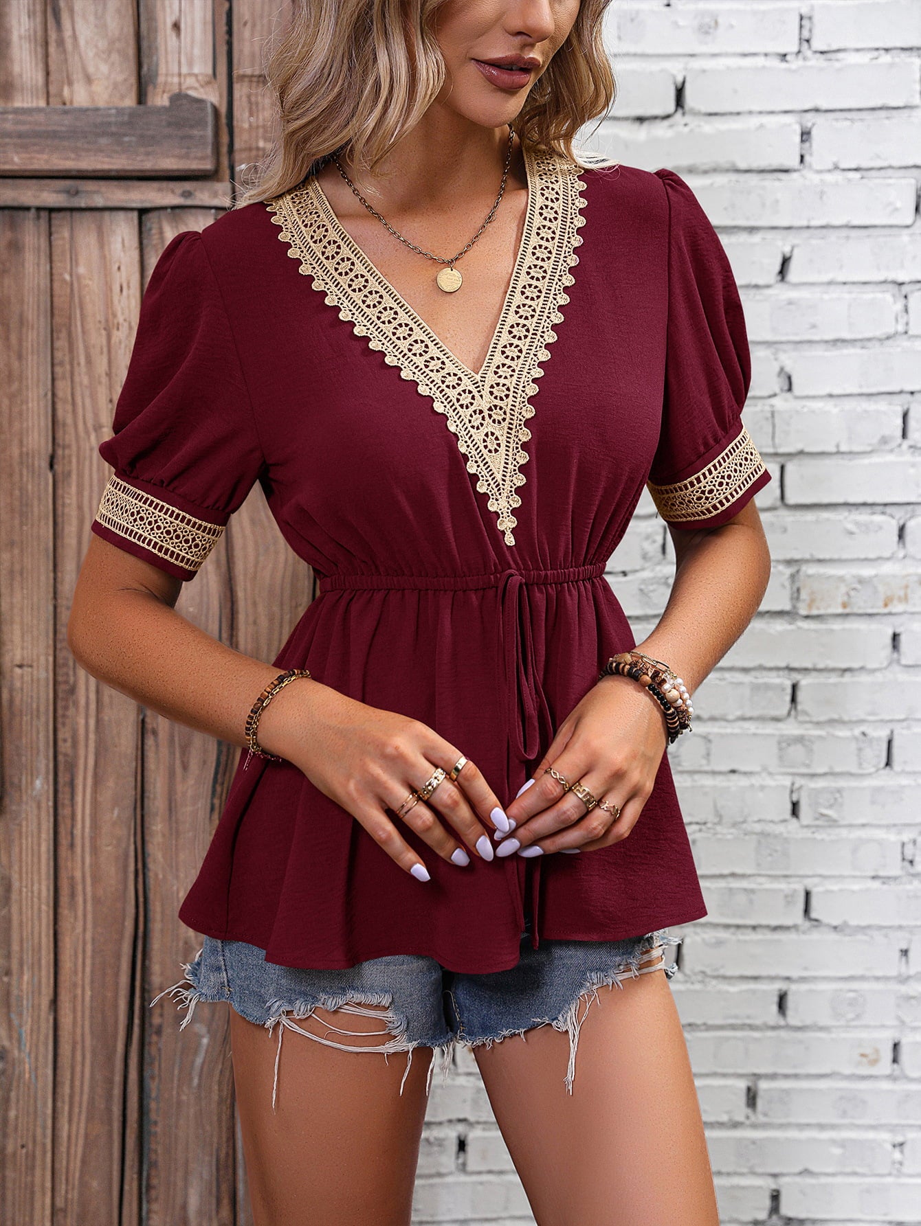 Sassy Babydoll Top