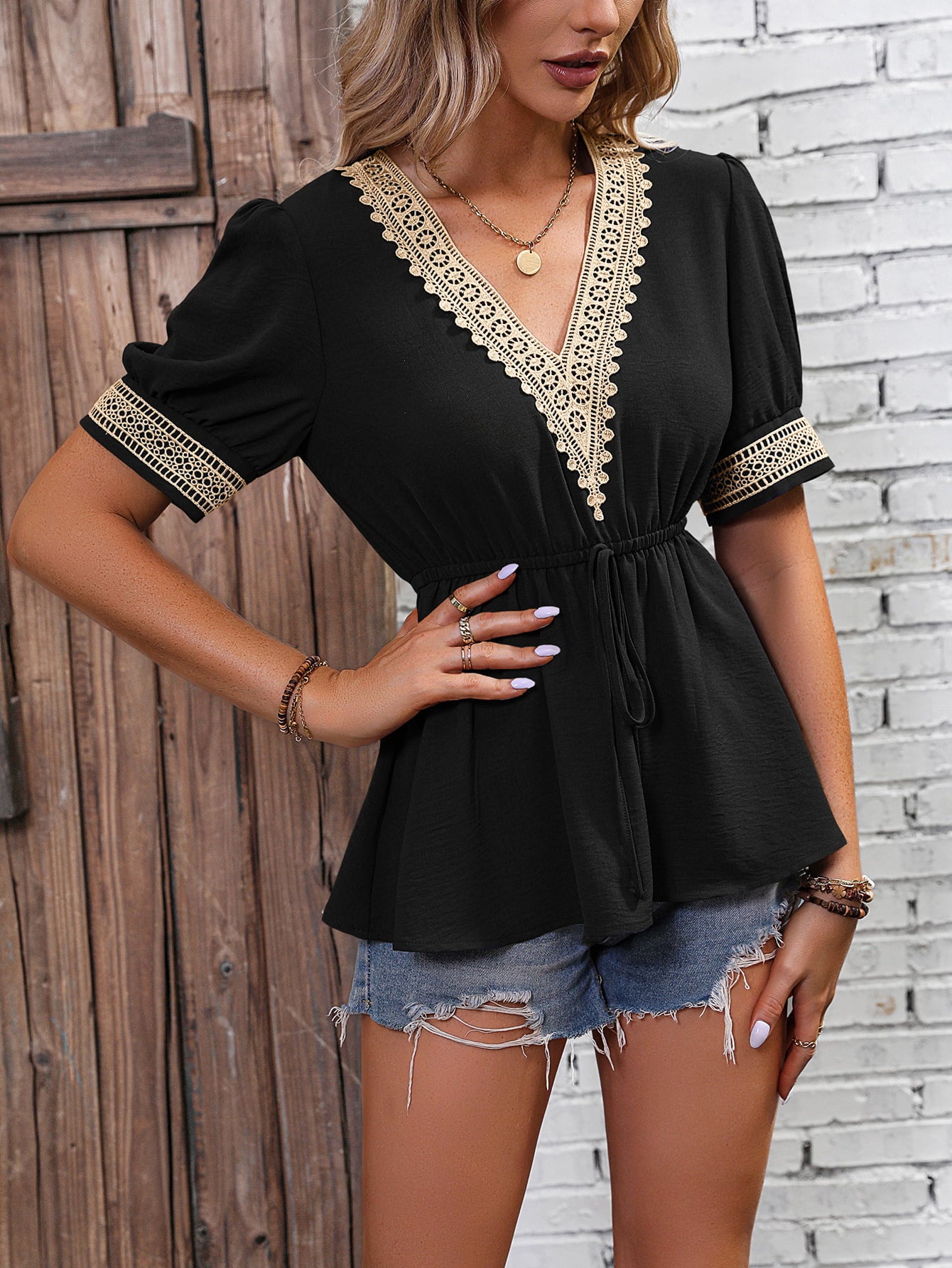 Sassy Babydoll Top