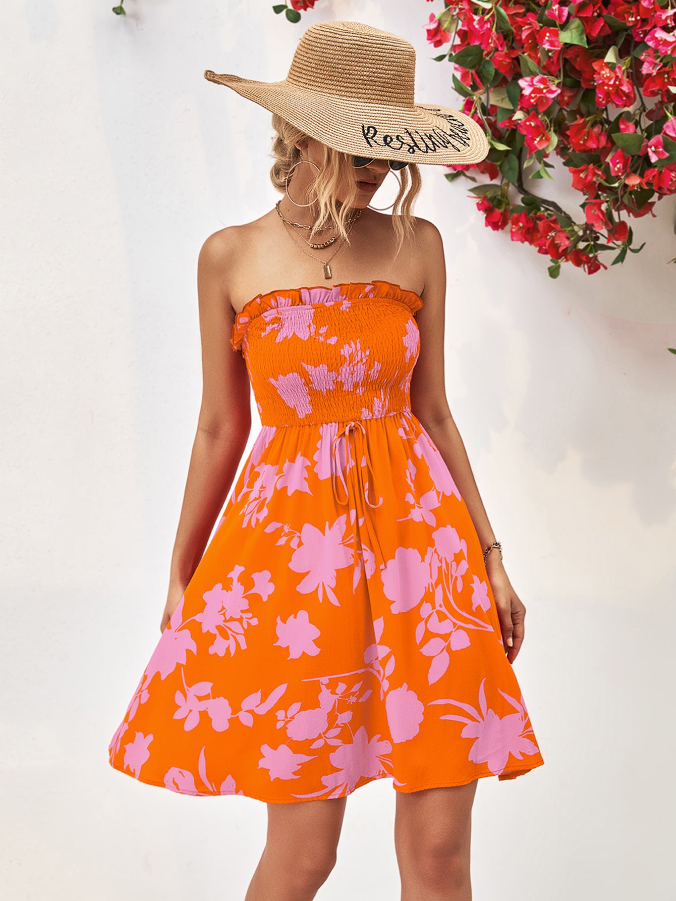 Floral Smocked Dress
