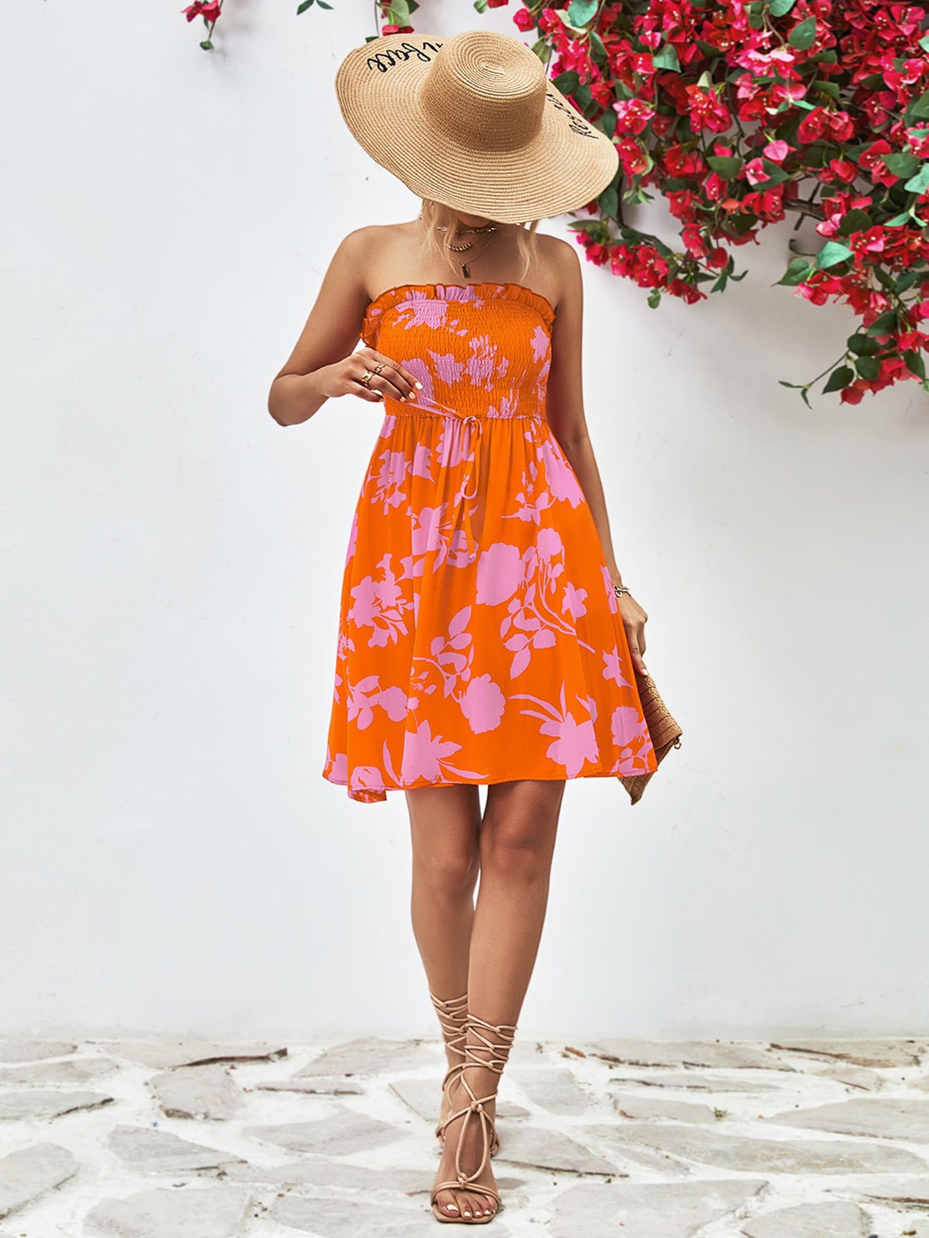Floral Smocked Dress