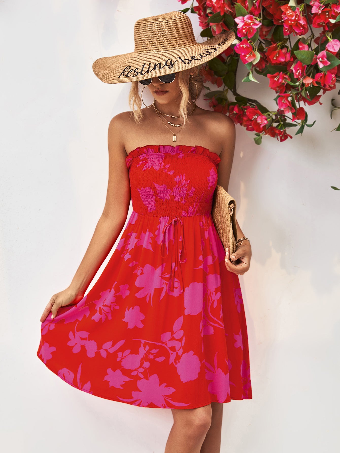 Floral Smocked Dress