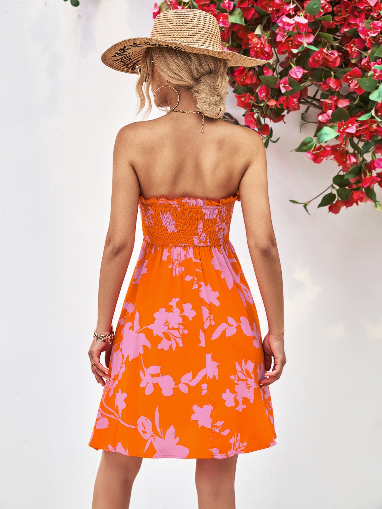 Floral Smocked Dress