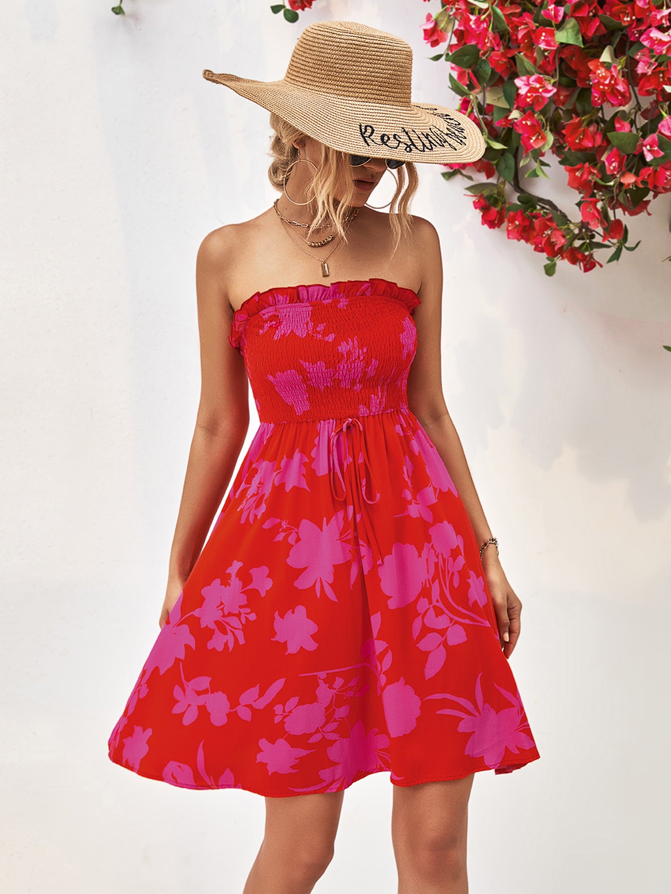 Floral Smocked Dress