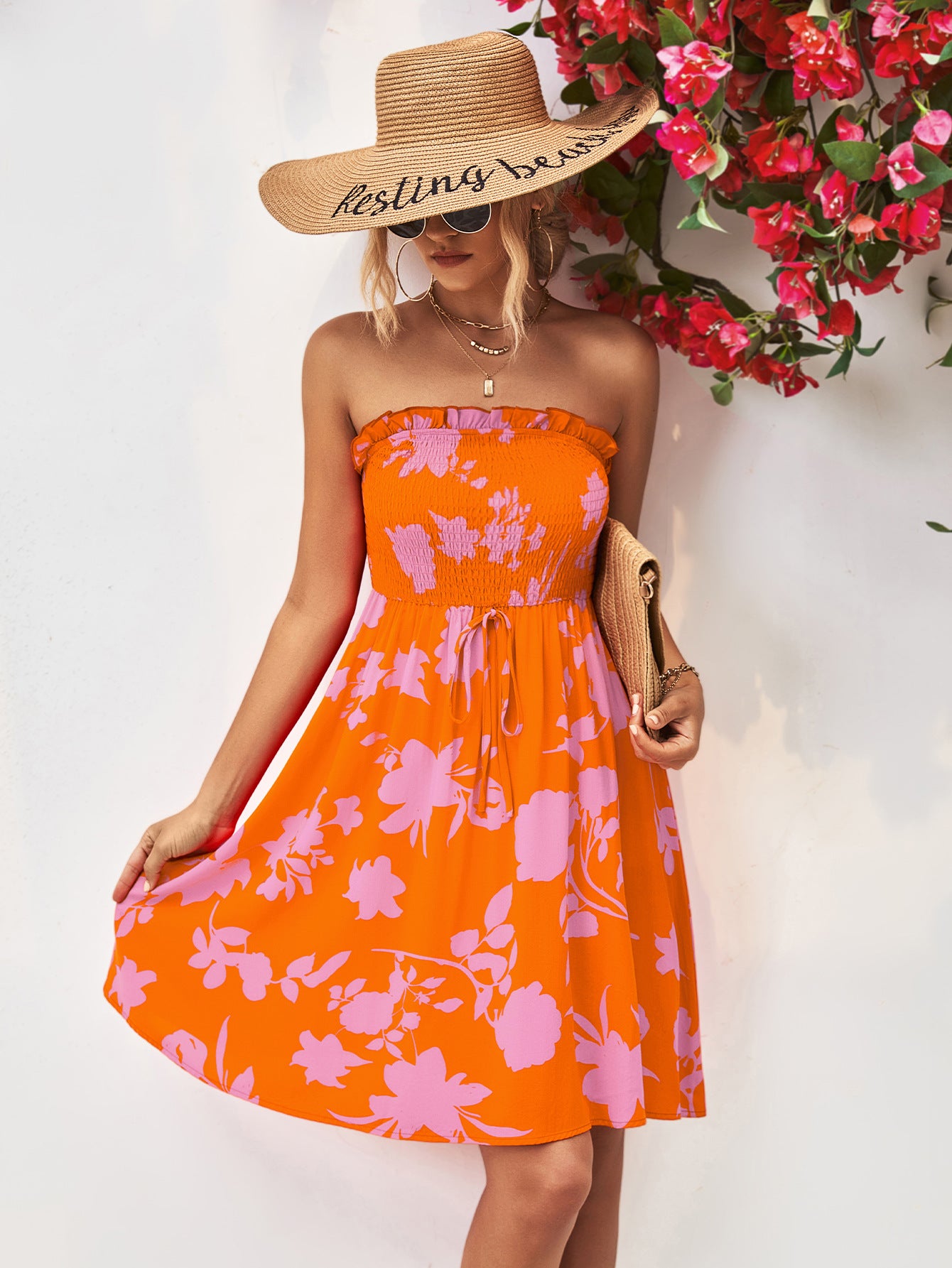 Floral Smocked Dress