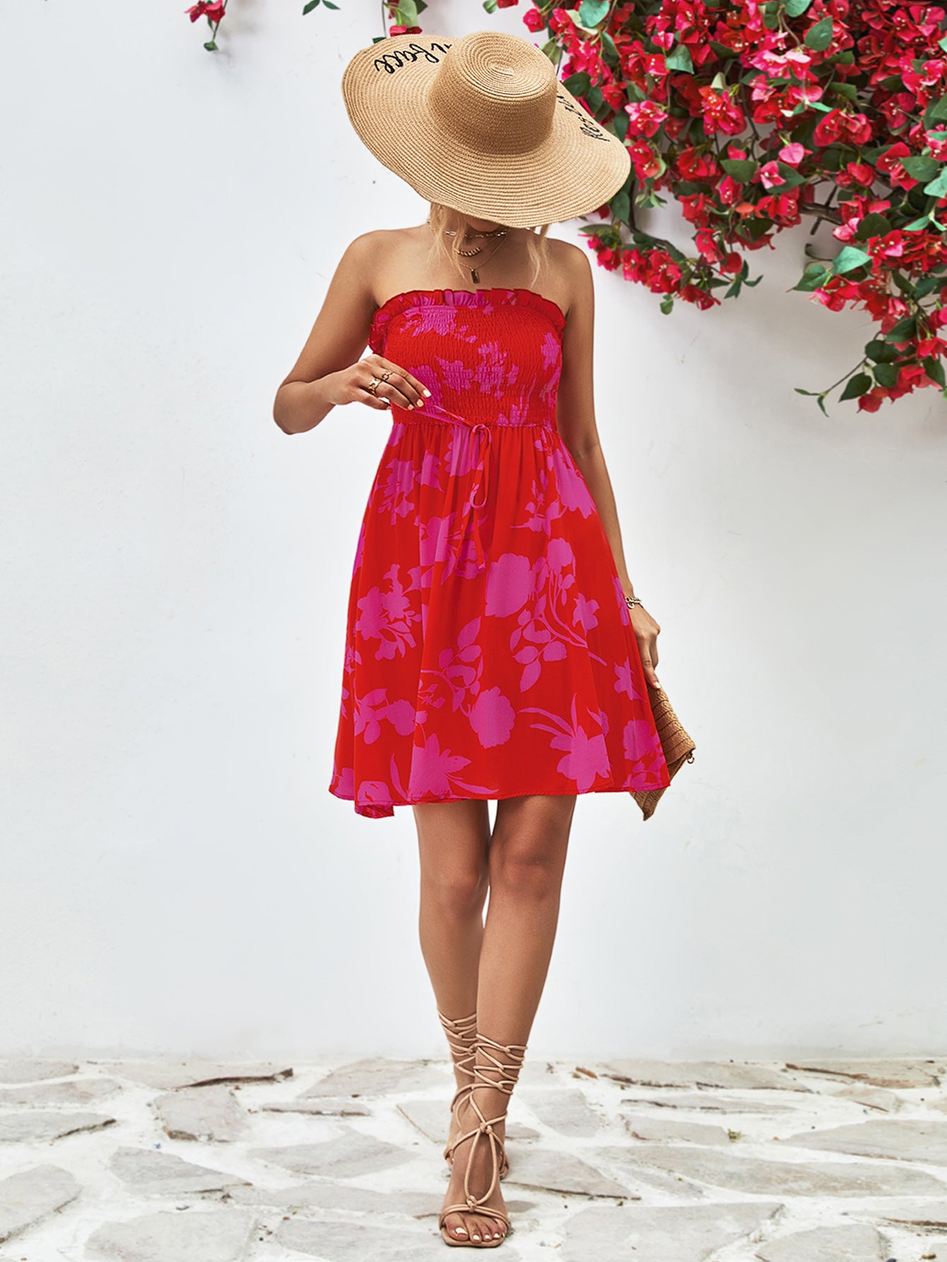 Floral Smocked Dress