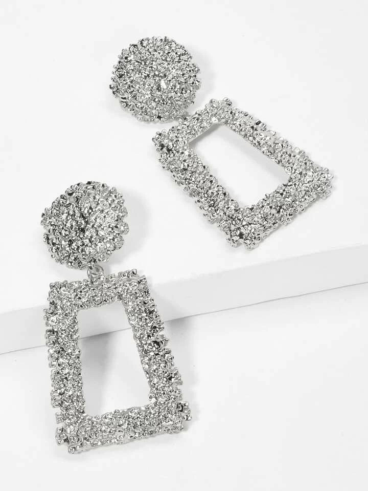 Silver Statement Earrings