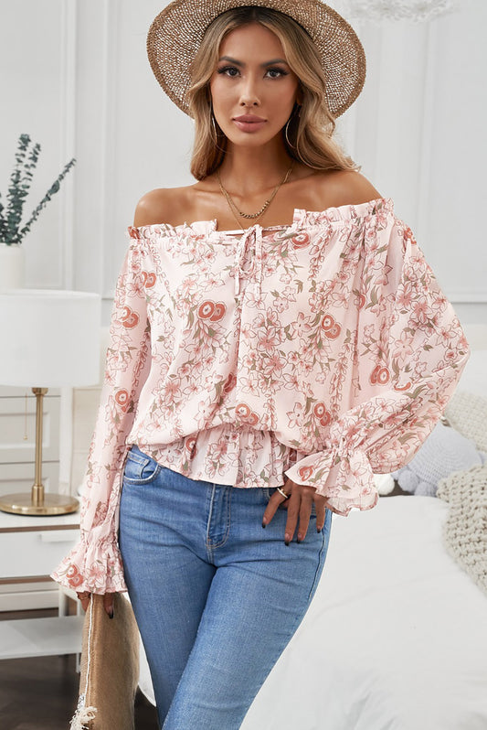 Floral Off-Shoulder Blouse