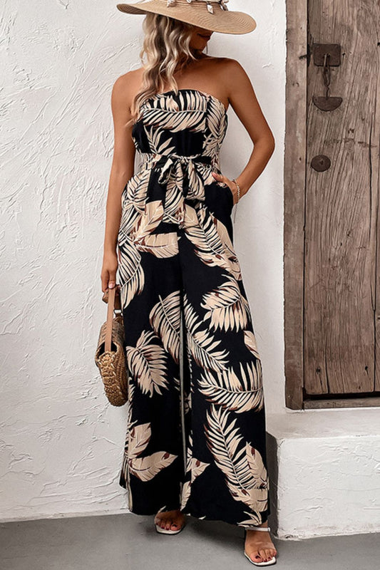 Island Wide Leg Jumpsuit with Pockets