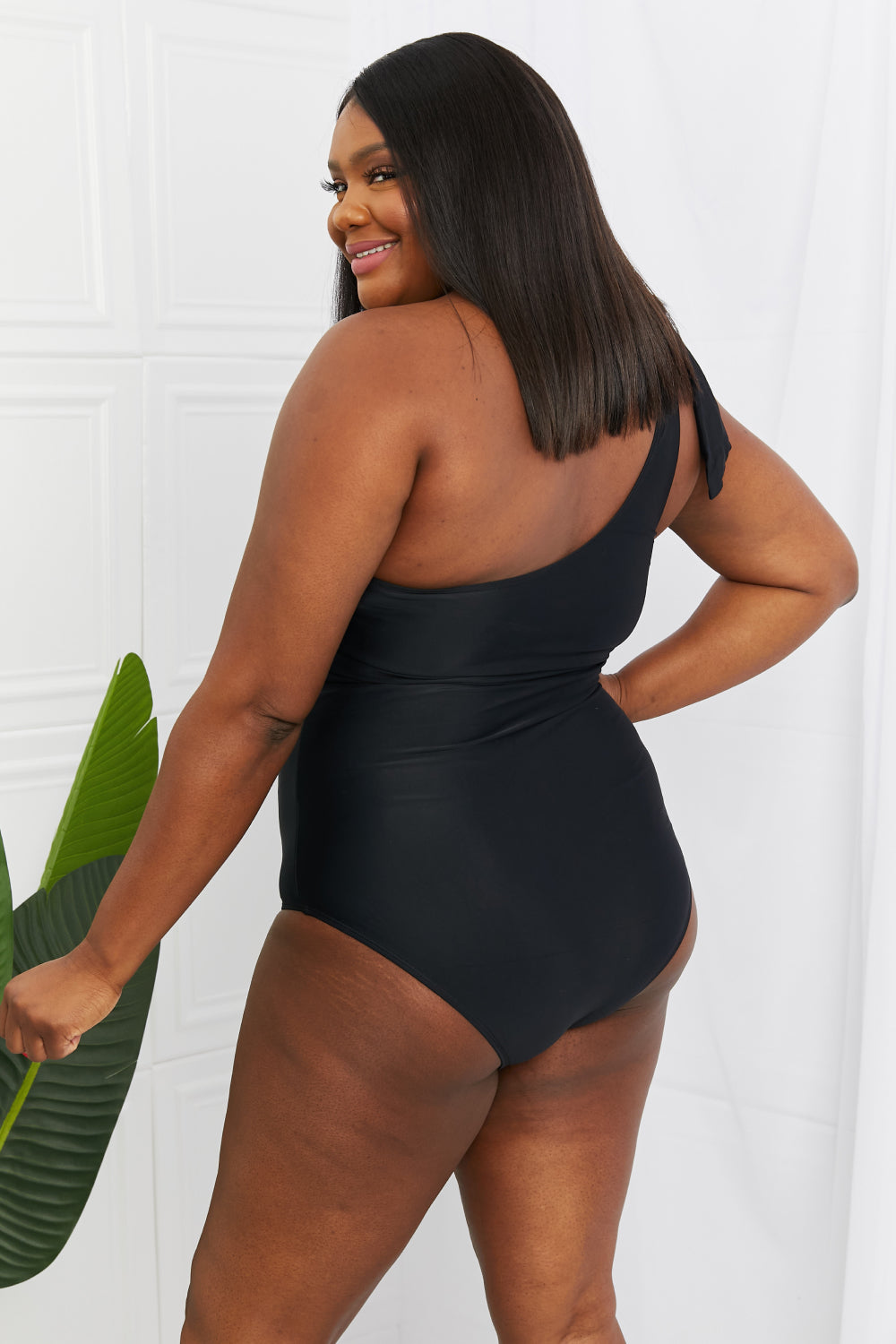 Black One-Piece Swimsuit