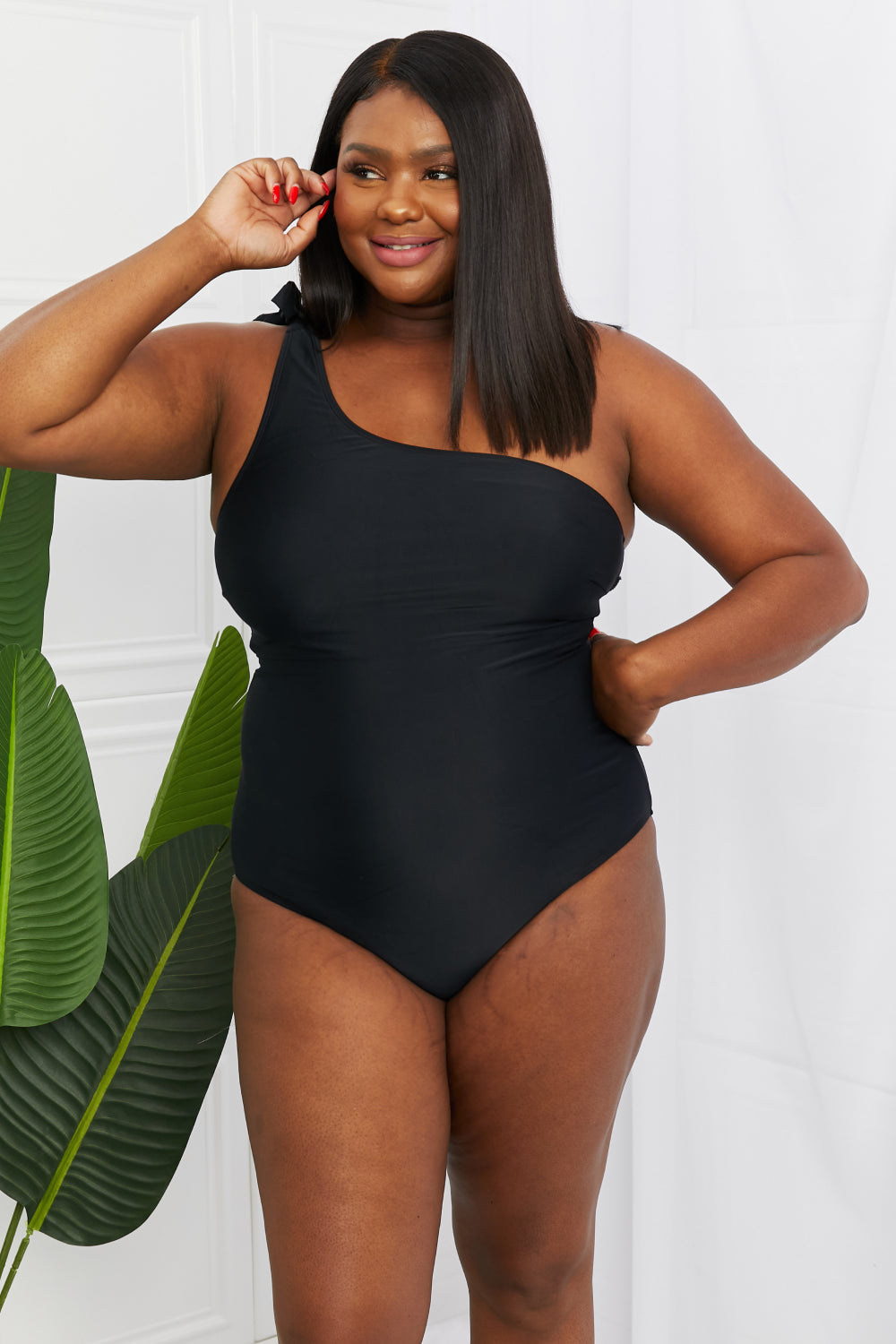 Black One-Piece Swimsuit